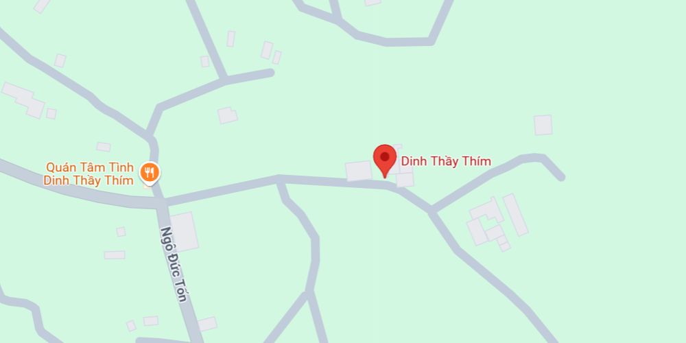 Vị trí Dinh Thầy Thím trên bản đồ 