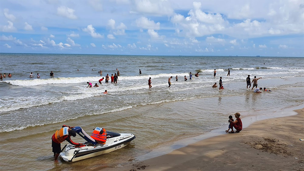 Bãi tắm Long Cung Vũng Tàu (Ảnh: Tuong Le)