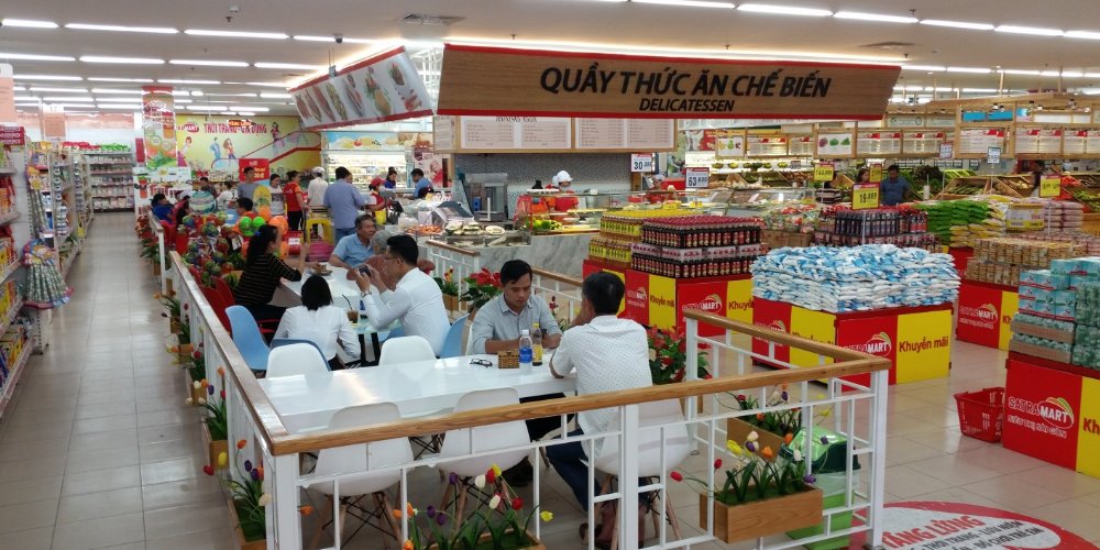 SATRA Mart sở hữu vị trí đắc địa ngay trung tâm Quận 10 (Ảnh: Sieuthisaigon.com.vn)