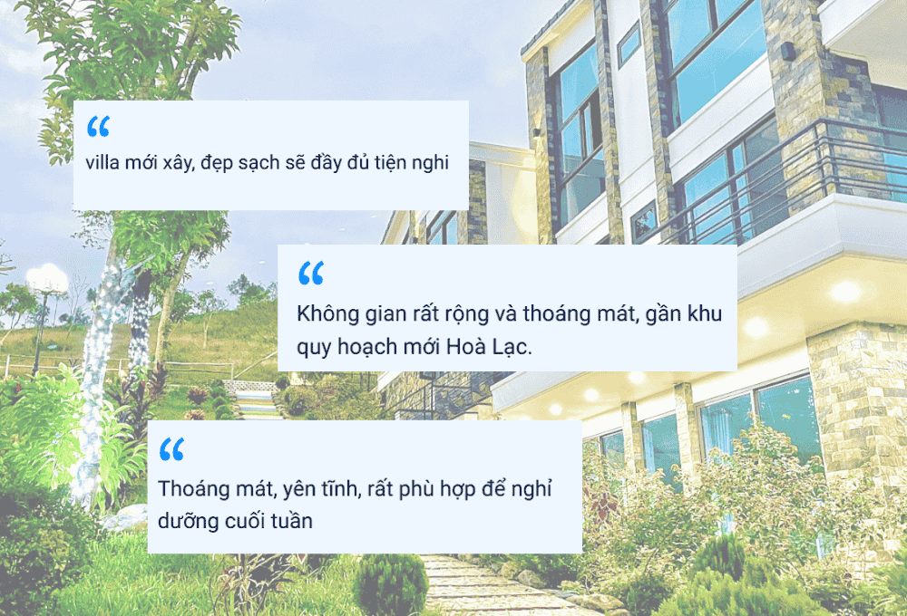 Một số đánh giá của khách hàng