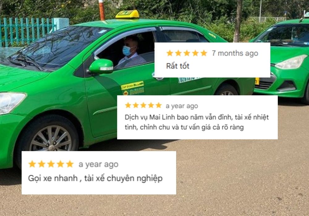 Những phản hồi tích cực của khách hàng khi sử dụng dịch vụ (Ảnh: Google Maps)