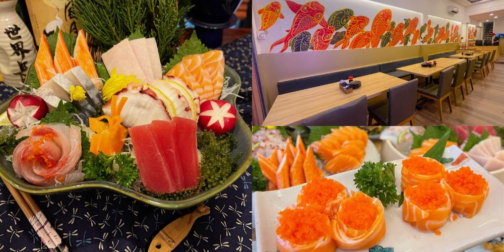 Buffet Sushi Kunimoto mang đến một không gian đậm chất Nhật Bản 