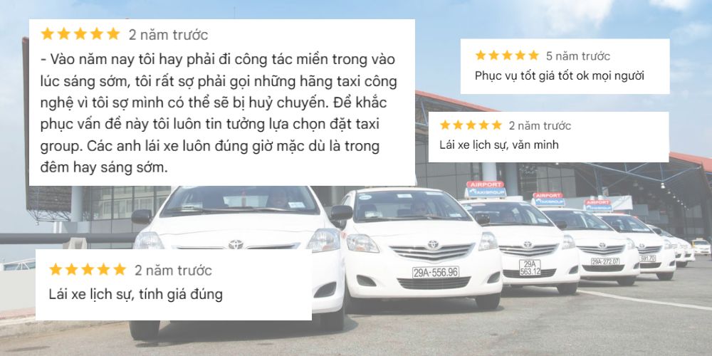 “Lái xe lịch sự” là cảm nhận của nhiều khách hàng về dịch vụ Taxi Group