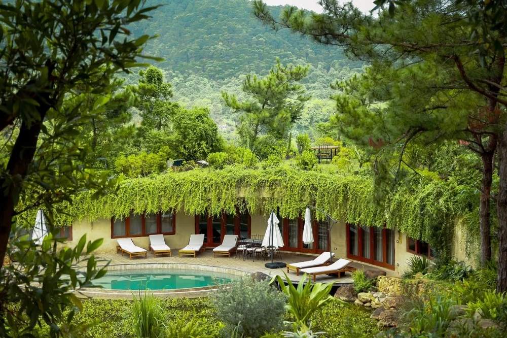 Không gian bên ngoài của Villa Suite - Earth House