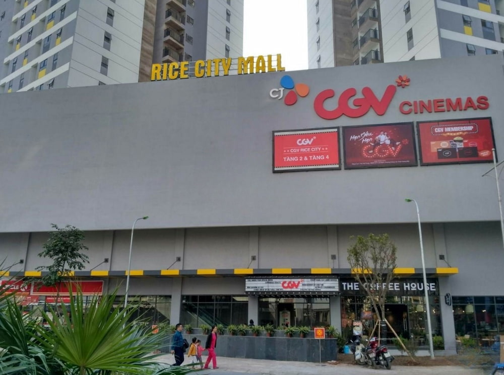 Rạp nằm ở tầng 2 và 4 - tòa nhà Trung của Rice City Mall 