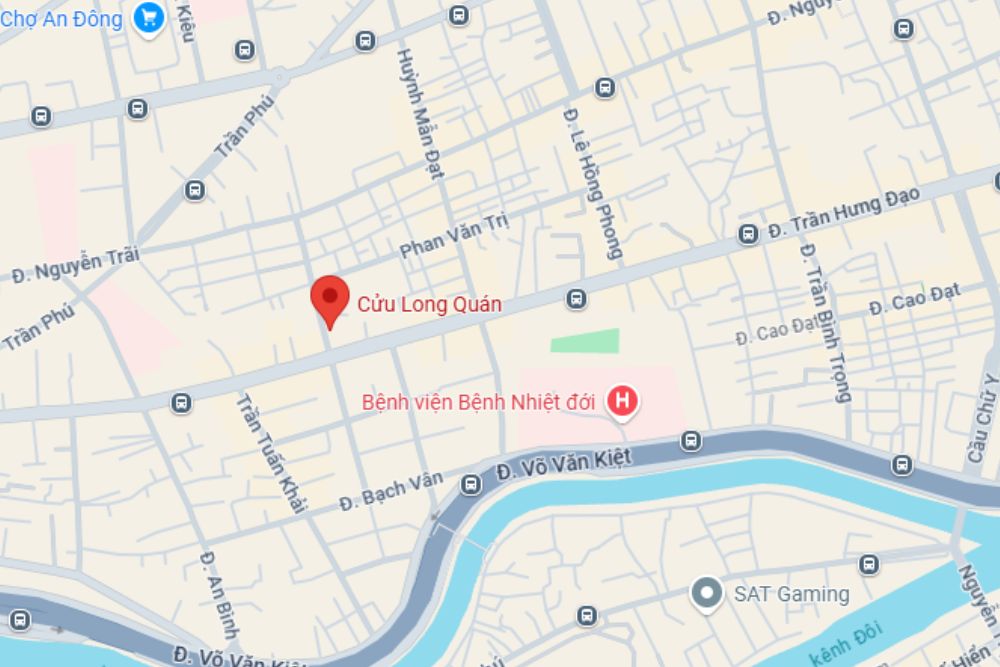 Cửu Long Quán với 2 cơ sở tại Quận 5 (Ảnh: Google Maps)