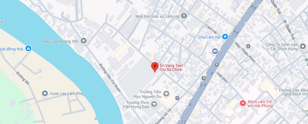 Trụ sở Én Vàng Taxi tại Hải Phòng (Ảnh: Google Maps)