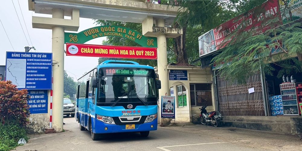 Xe bus 110 có lộ trình đến Vườn Quốc Gia Ba Vì​ Hà Nội 