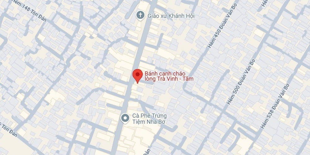 Quán tọa lạc tại 161 Tôn Đản, Phường 15, Quận 4, Hồ Chí Minh (Ảnh: Google Maps)