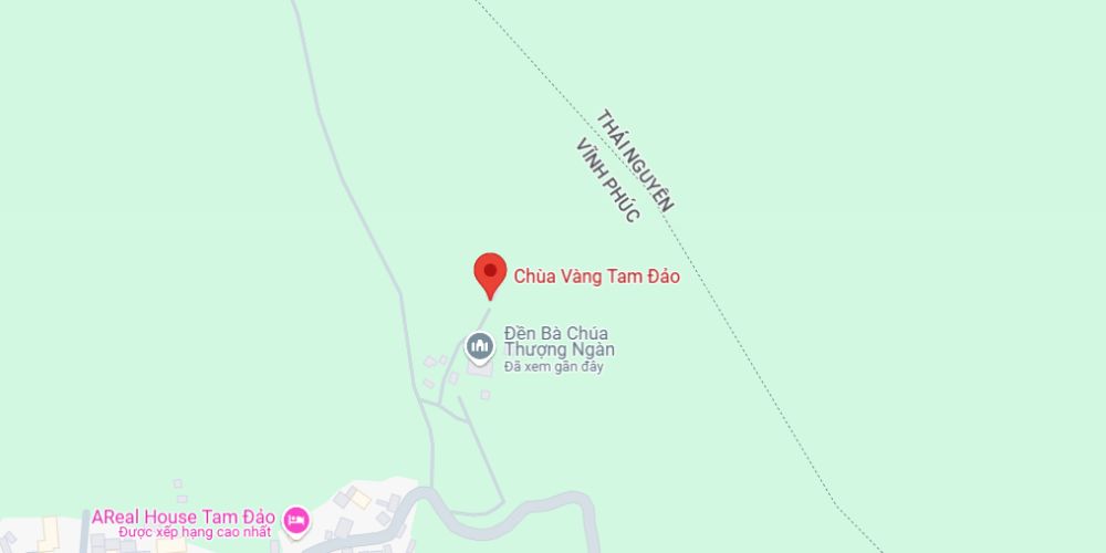 Chùa Vàng Tam Đảo trên bản đồ 