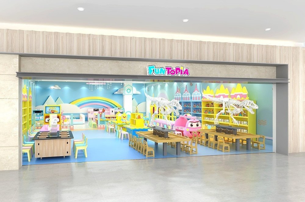 Khu vui chơi Lotte Mall Tây Hồ Funtopia có không gian đầy sắc màu và sáng tạo 