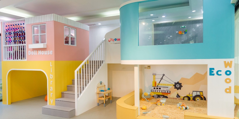 Một góc Dreamland - Premium Kids Café, nơi cả nhà cùng vui vẻ bên nhau (Ảnh: Westlakevinhphuc.com)