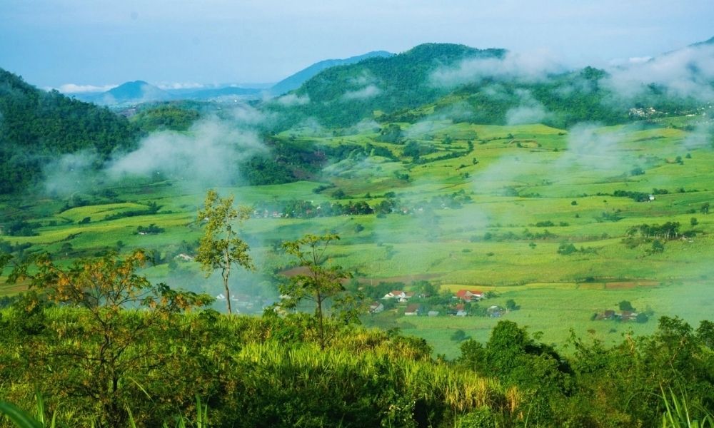 Tận hưởng những phút giây yên bình và tìm lại sự cân bằng tại Cao nguyên Vân Hòa (Ảnh: vov.vn)