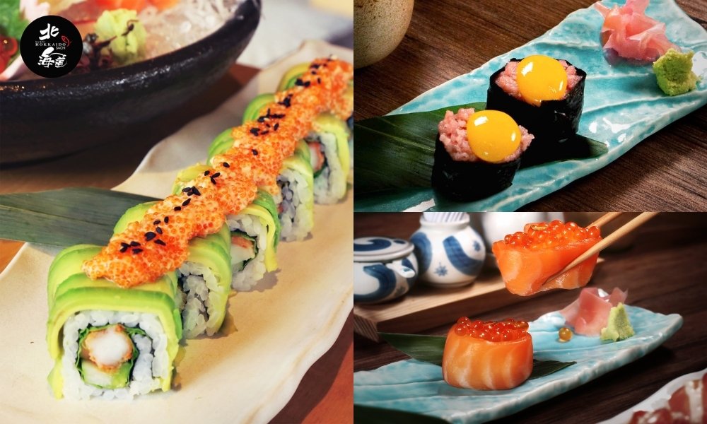 Những phần sushi ngon cuốn hút thực khách tại nhà hàng Sushi Hokkaido Sachi Phú Nhuận