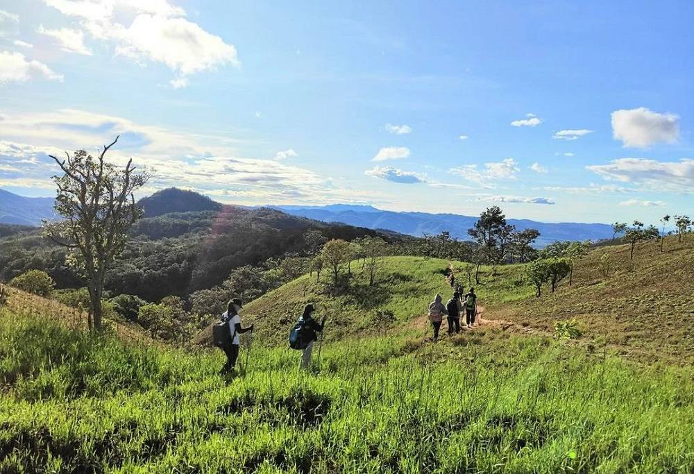 Núi Hàm Lợn là một trong những điểm trekking gần Hà Nội