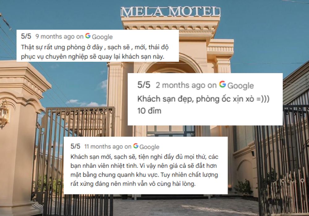 Khách hàng luôn hài lòng về chất lượng dịch vụ của MELA HOTEL Chư Sê (Ảnh: Google Maps)