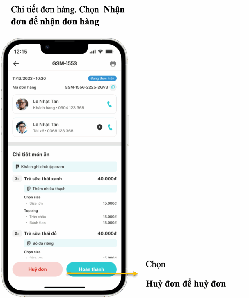 Hướng dẫn sử dụng ứng dụng Merchant Xanh SM Ngon