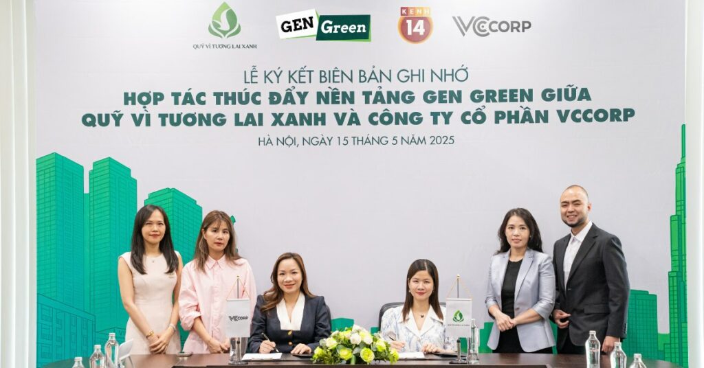 Quỹ Vì Tương lai Xanh (thuộc Tập đoàn Vingroup) và Công ty Cổ phần VCCorp
