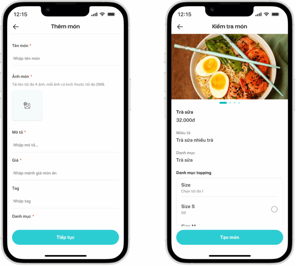 Hướng dẫn sử dụng ứng dụng Merchant Xanh SM Ngon