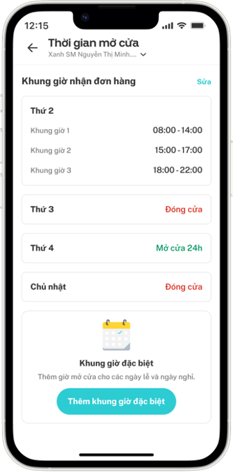 Hướng dẫn sử dụng ứng dụng Merchant Xanh SM Ngon