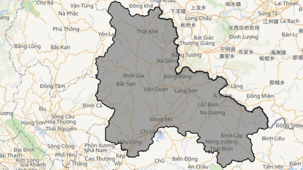 Bản đồ Lạng Sơn - Con đường chinh phục miền đất kỳ vĩ