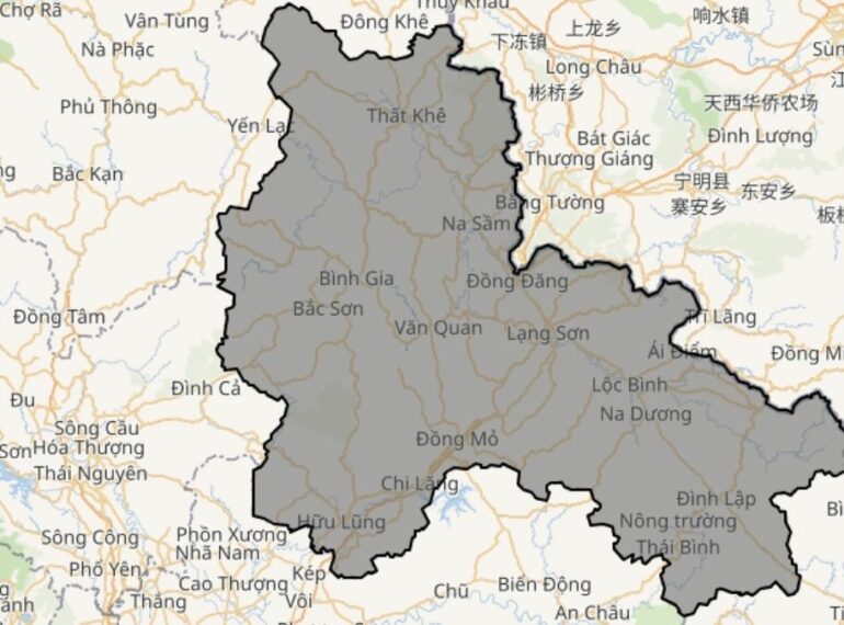 Bản đồ Lạng Sơn - Con đường chinh phục miền đất kỳ vĩ