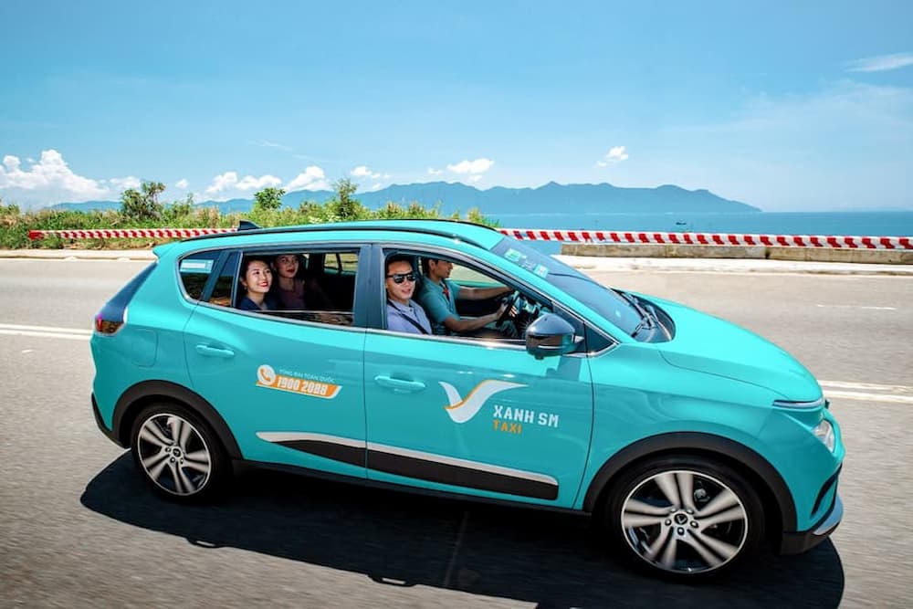 Taxi hoạt động sôi động tại tỉnh Khánh Hòa (Ảnh: Xanh SM)