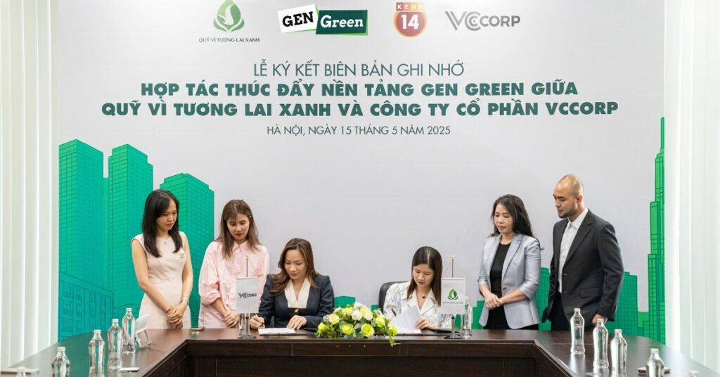 Quỹ Vì Tương lai Xanh (thuộc Tập đoàn Vingroup) và Công ty Cổ phần VCCorp
