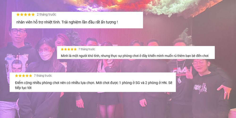 Cảm nhận khách hàng về phòng chơi tại Mind Escape