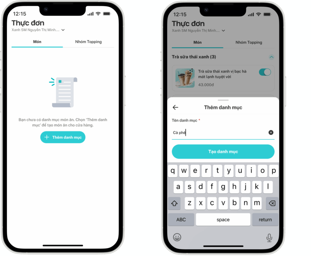 Hướng dẫn sử dụng ứng dụng Merchant Xanh SM Ngon