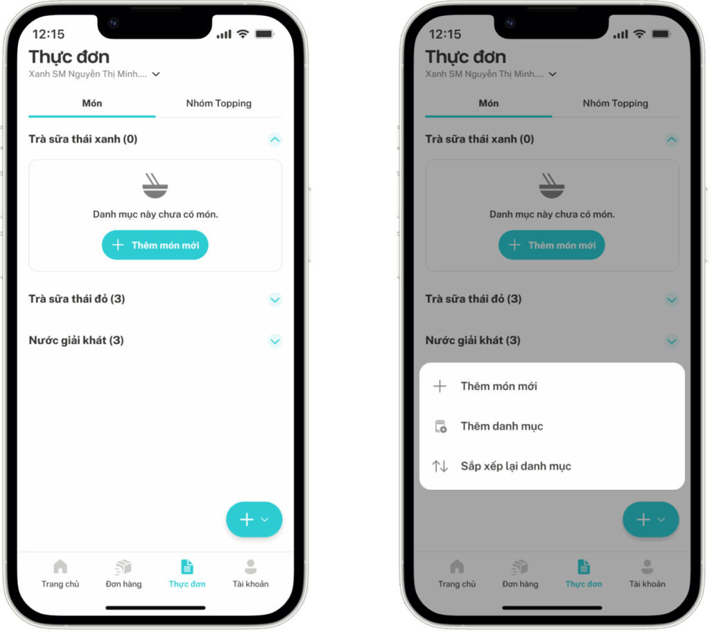 Hướng dẫn sử dụng ứng dụng Merchant Xanh SM Ngon