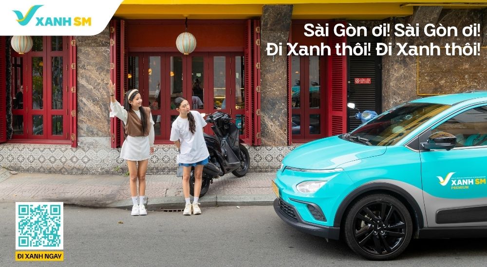 Nhanh tay quét mã QR và đặt xe Xanh SM để tận hưởng trọn vẹn chuyến đi (Ảnh: Xanh SM)