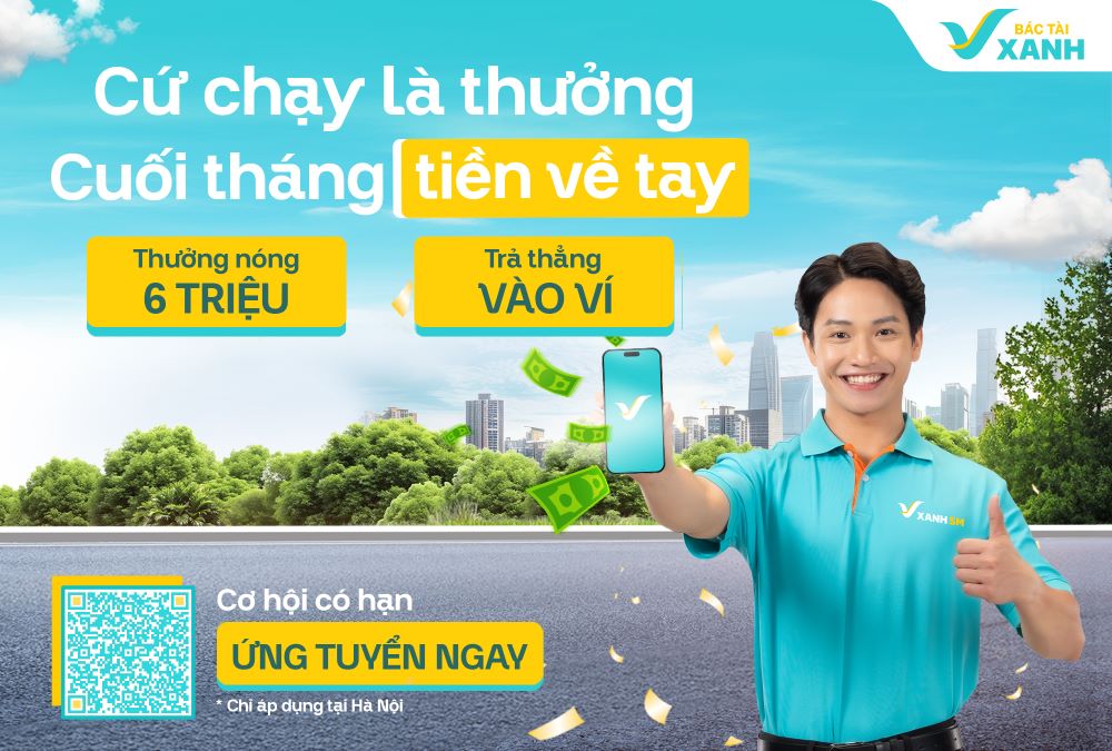 Bác tài Xanh, chạy càng nhiều chuyến, thưởng càng nhiều
