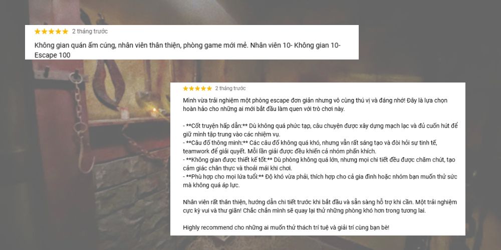Trải nghiệm về cốt truyện, không gian, câu đố,... tại phòng chơi The Guild