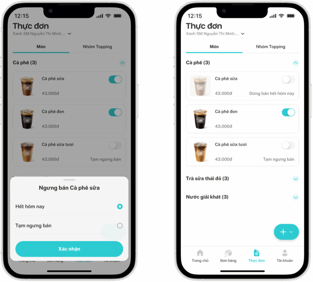 Hướng dẫn sử dụng ứng dụng Merchant Xanh SM Ngon
