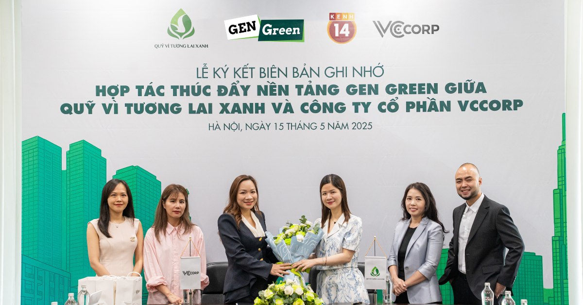 Quỹ Vì Tương lai Xanh (thuộc Tập đoàn Vingroup) và Công ty Cổ phần VCCorp