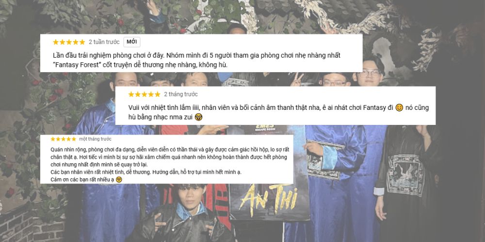 Cảm giác “thỏa mãn” của khách hàng sau trải nghiệm giải đố tại EMES Escape