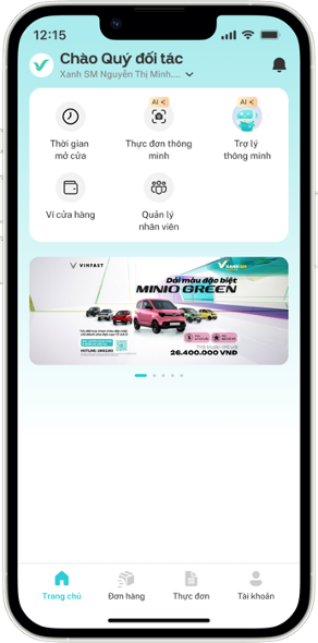 Hướng dẫn sử dụng ứng dụng Merchant Xanh SM Ngon