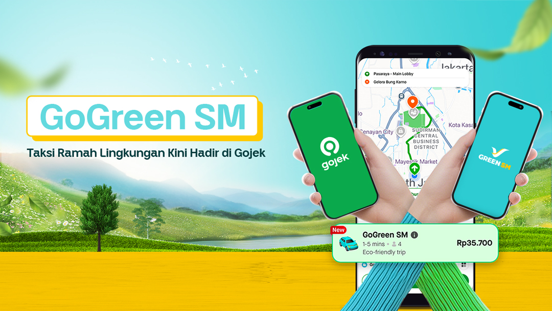 GoGreen SM, Pesan Green SM via Aplikasi Gojek