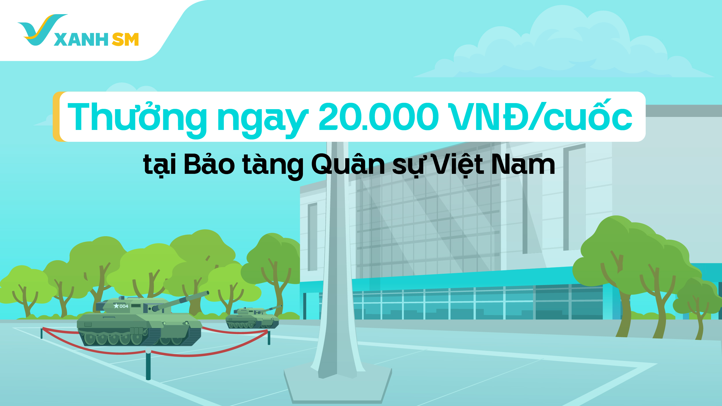 Thưởng ngay 20.000 VNĐ/cuốc tại Bảo tàng Quân sự Việt Nam