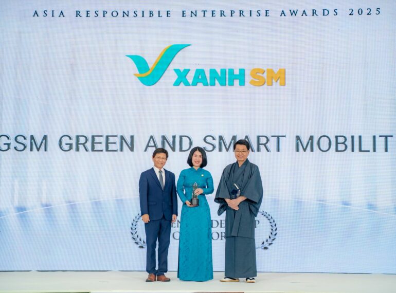 XANH SM Được Vinh Danh Giải Thưởng Lãnh Đạo Xanh Châu Á Năm 2025