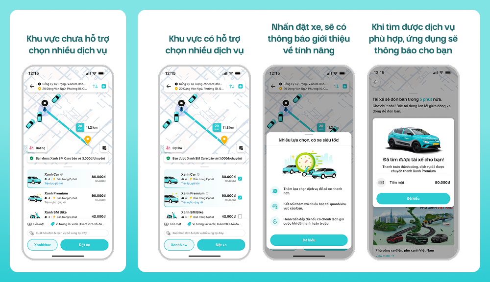 hướng dẫn tính năng Multi-Service