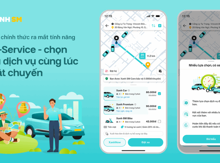Tính năng Multi-Service - Chọn nhiều dịch vụ cùng lúc