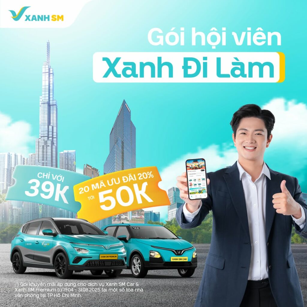 Gói hội viên Xanh Đi Làm - Giải pháp tiết kiệm cho người đi làm