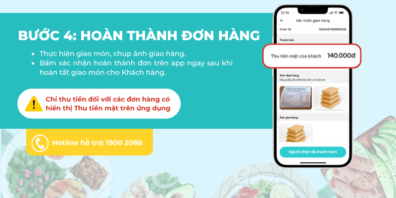 Bí kíp giao đơn đúng chuẩn cùng XANH SM NGON
