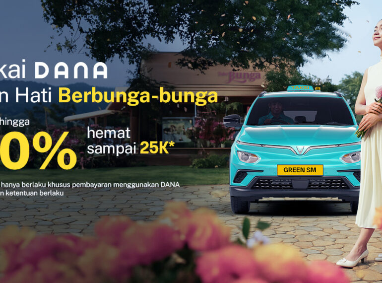 Diskon 30% Pakai DANA, Bikin Hati Berbunga-bunga