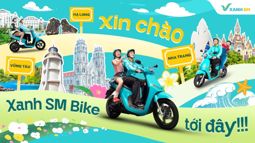 Xanh SM ra mắt dịch vụ Bike tại Hạ Long, Nha Trang, Vũng Tàu