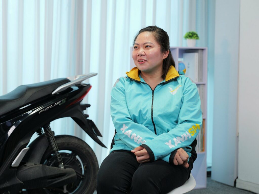 Tài Xế Xanh SM Bike phù hợp thời gian linh hoạt cho phụ nữ nội trợ kiếm thêm thu nhập