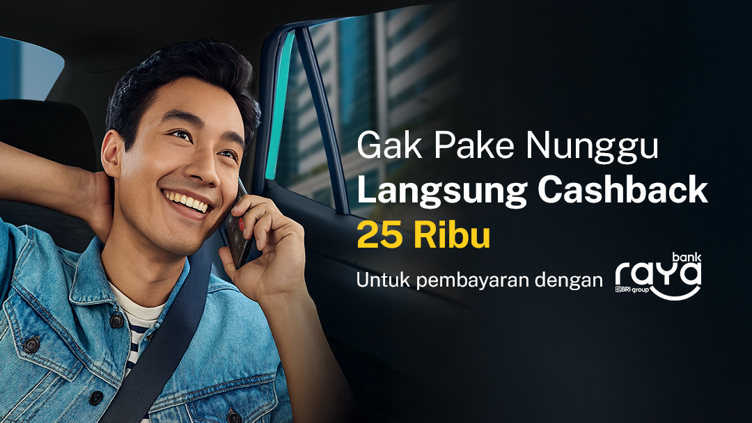 Cashback Instan Rp25 Ribu dari Bank Raya