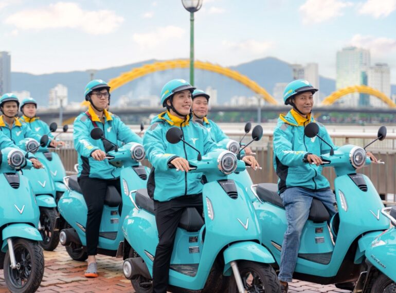 Xe máy điện Vinfast - chiếc” cần câu cơm” hiện đại của tài xế Xanh SM Bike
